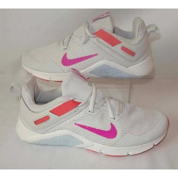 Nike Shoes - NEW Nike Legend Essential Shoes Gray Fire Pink Magic Ember CD0212-005 Women's 10
